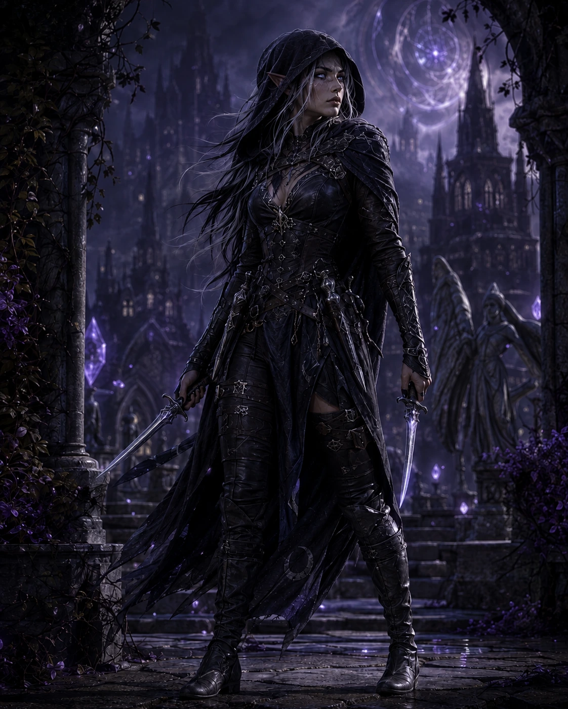 Lyandra — premium hooded portrait