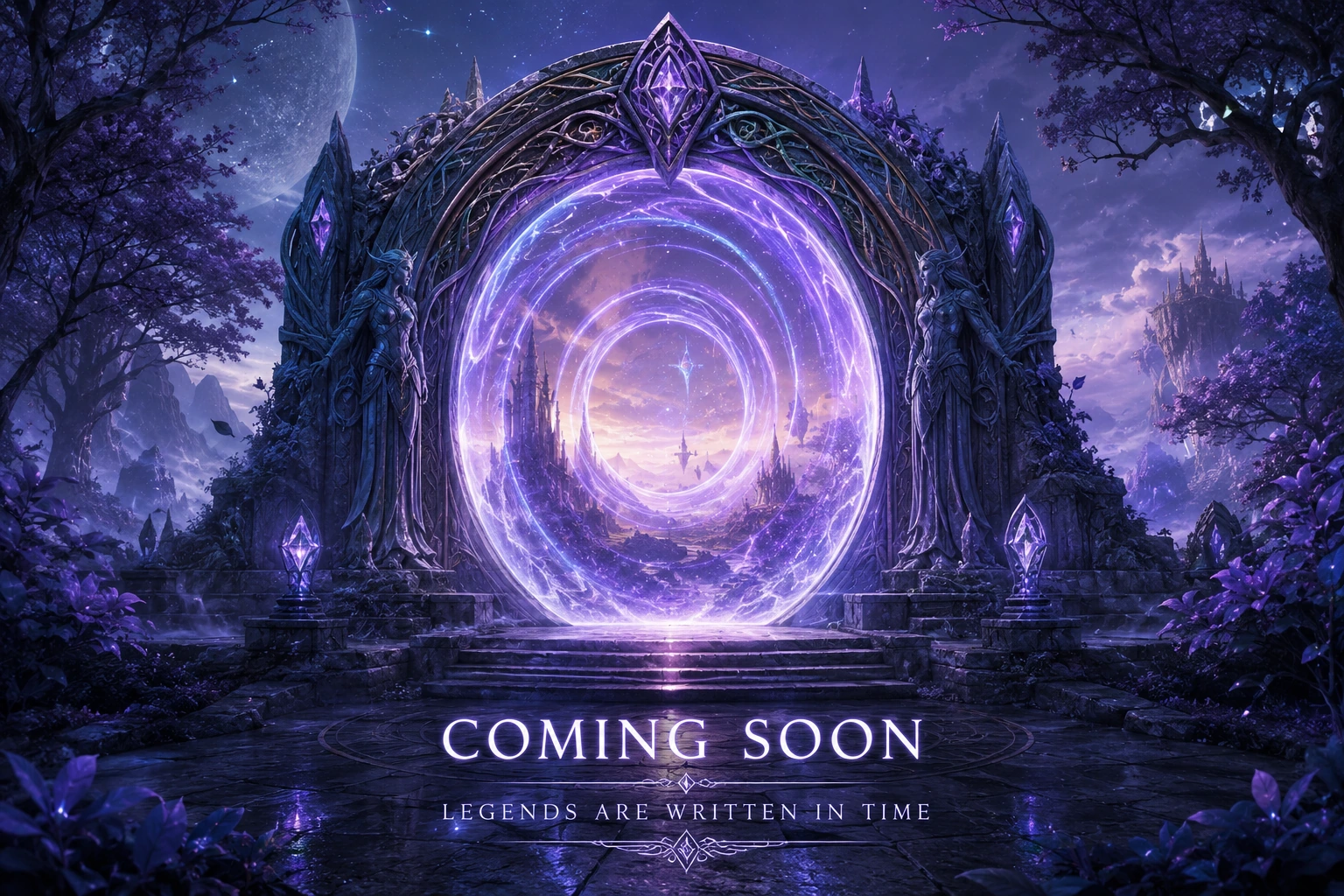 Violet elven portal — next chapter coming soon